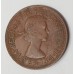 AUSTRALIA 1955Y. ONE 1  PENNY . MULE . EXTREMELY SCARCE